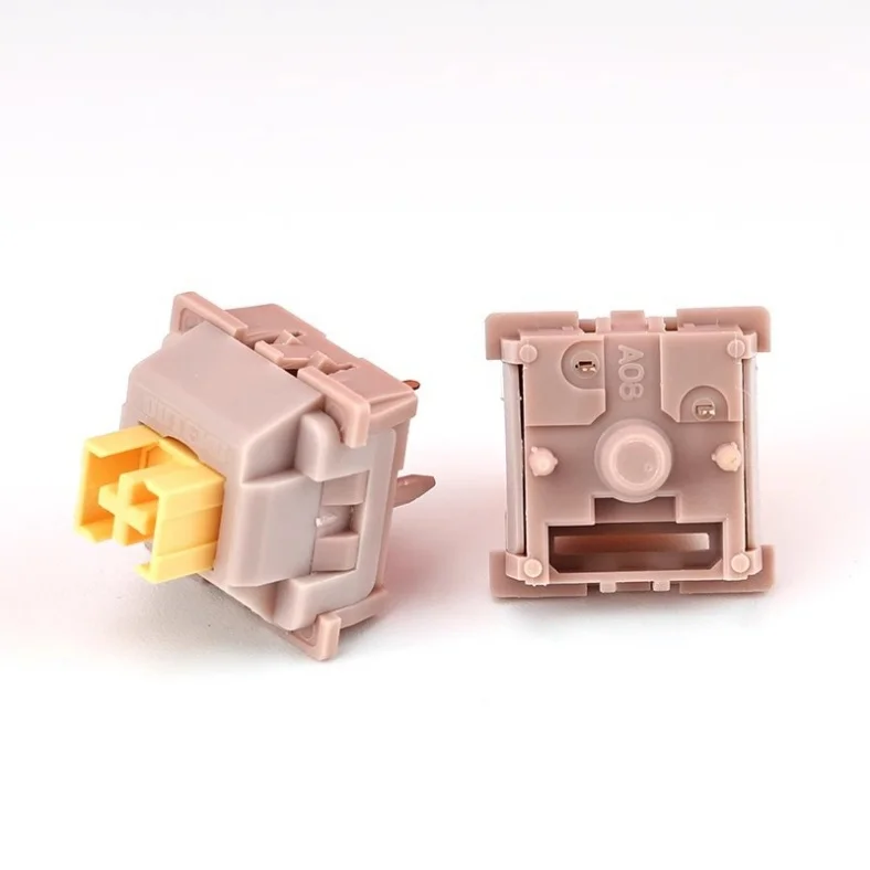 Wholesale Outemu Silent Peach & Lemon V2 35gf 40gf Linear Tactile Switch 5 Pin Hot Swap Switch - Gallery Image 2