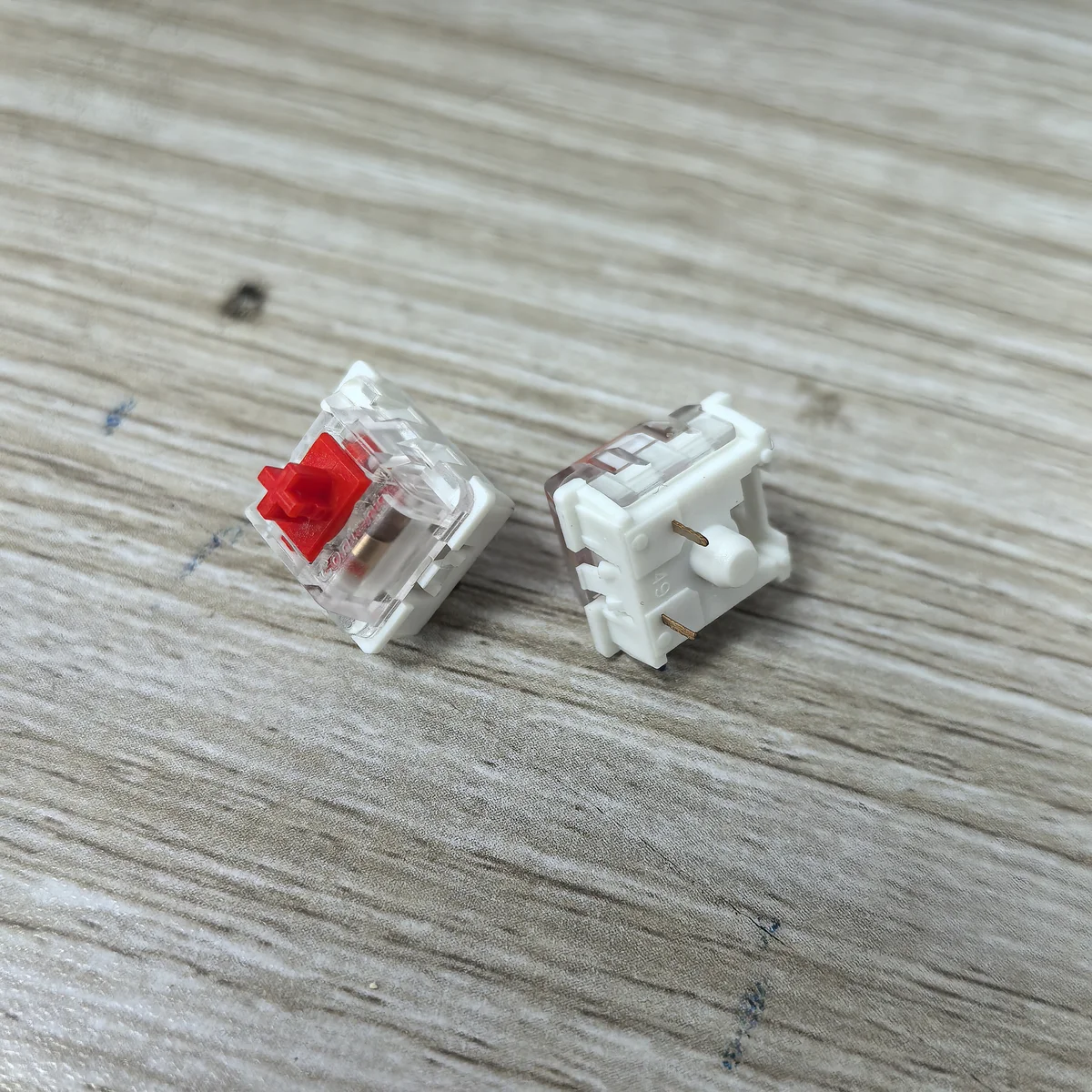 Wholesale Cross-Border KTT Blue Red Brown Mechanical Keyboard Switches Hot-Swappable Custom 3-Pin Cross Stem Switches - SKU Option 2
