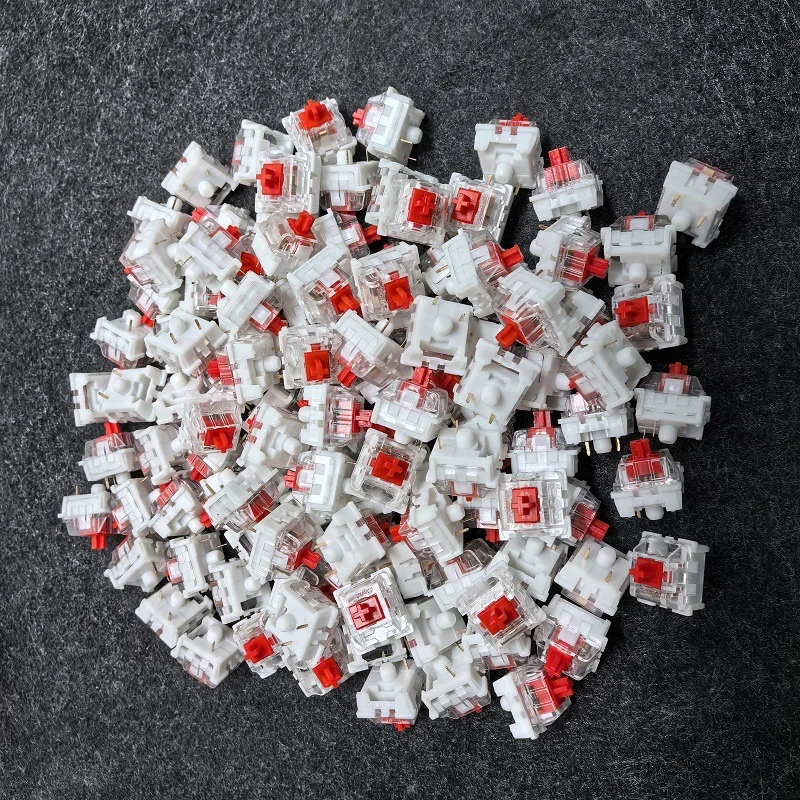 Wholesale Cross-Border KTT Blue Red Brown Mechanical Keyboard Switches Hot-Swappable Custom 3-Pin Cross Stem Switches - Gallery Image 4