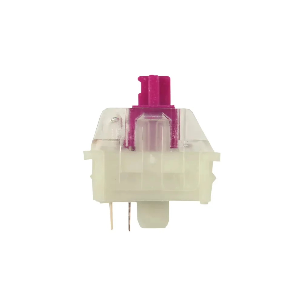 Wholesale KTT Burgundy Wine Red Linear Switch Custom Hot-Swappable Mechanical Keyboard Switches with Mahjong Sound - Gallery Image 4
