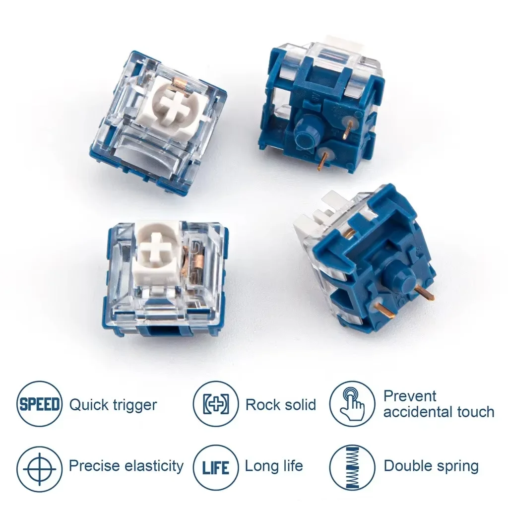 TTC Speed Sliver V2 Linear Switches Hot-swap 3 Pin Gaming Esports Mechanical Keyboard DIY Custom Switch - Gallery Image 6
