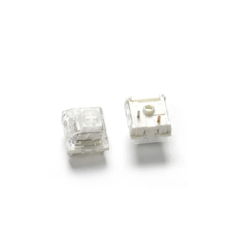 Wholesale  Box White V1 Clickey Crisp Sound MX Blue Style Switch DIY RGB SMD Mechanical Switch 3-Pin 45gf - SKU Option 1